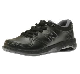 WW813BK Black Leather Walking Shoe