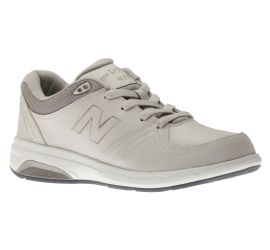 WW813GY1 White/Grey Leather Walking Shoe