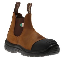 Blundstone 169 - Work & Safety Rubber Toe Cap Crazy Horse Brown Boot