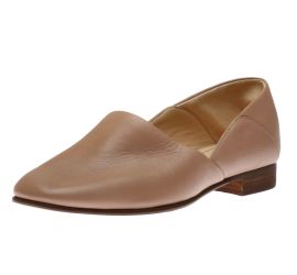 Pure Tone Nude Leather Loafer