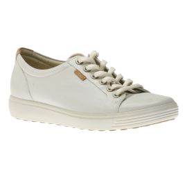Women's Soft 7 White Lace-Up Sneaker