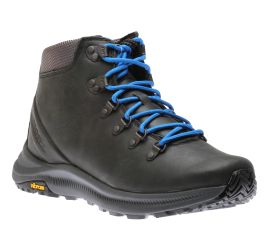 Ontario Mid Black Leather Waterproof Hiking Boot