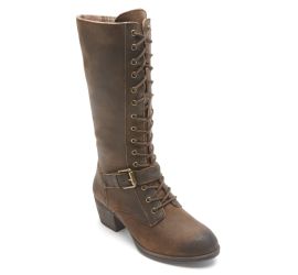 Anisa Brown Tall Lace-Up Boot