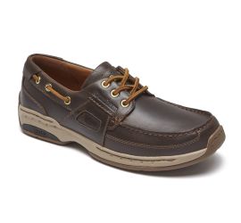 Captain Ltd Brown Leather Boat Shoe