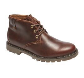 Royalton Waterproof Brown Leather Chukka Boot 