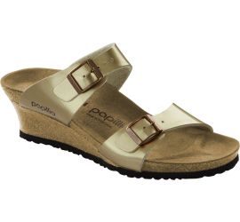 Dorothy Copper Birko-Flor Slip-On Wedge Sandal